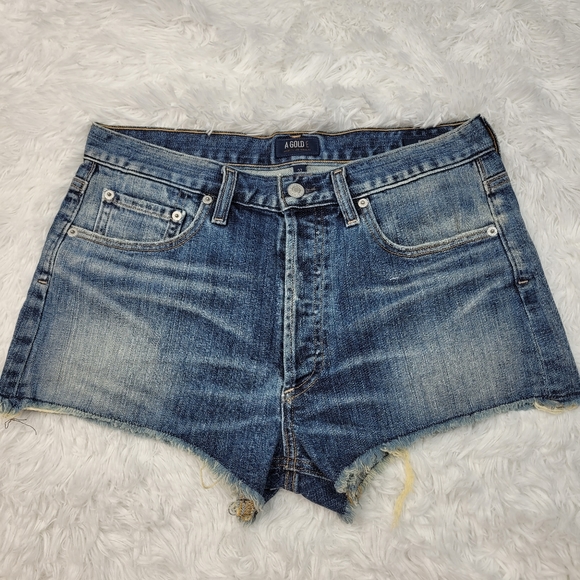 Agolde Pants - Agolde Parker denim shorts 27